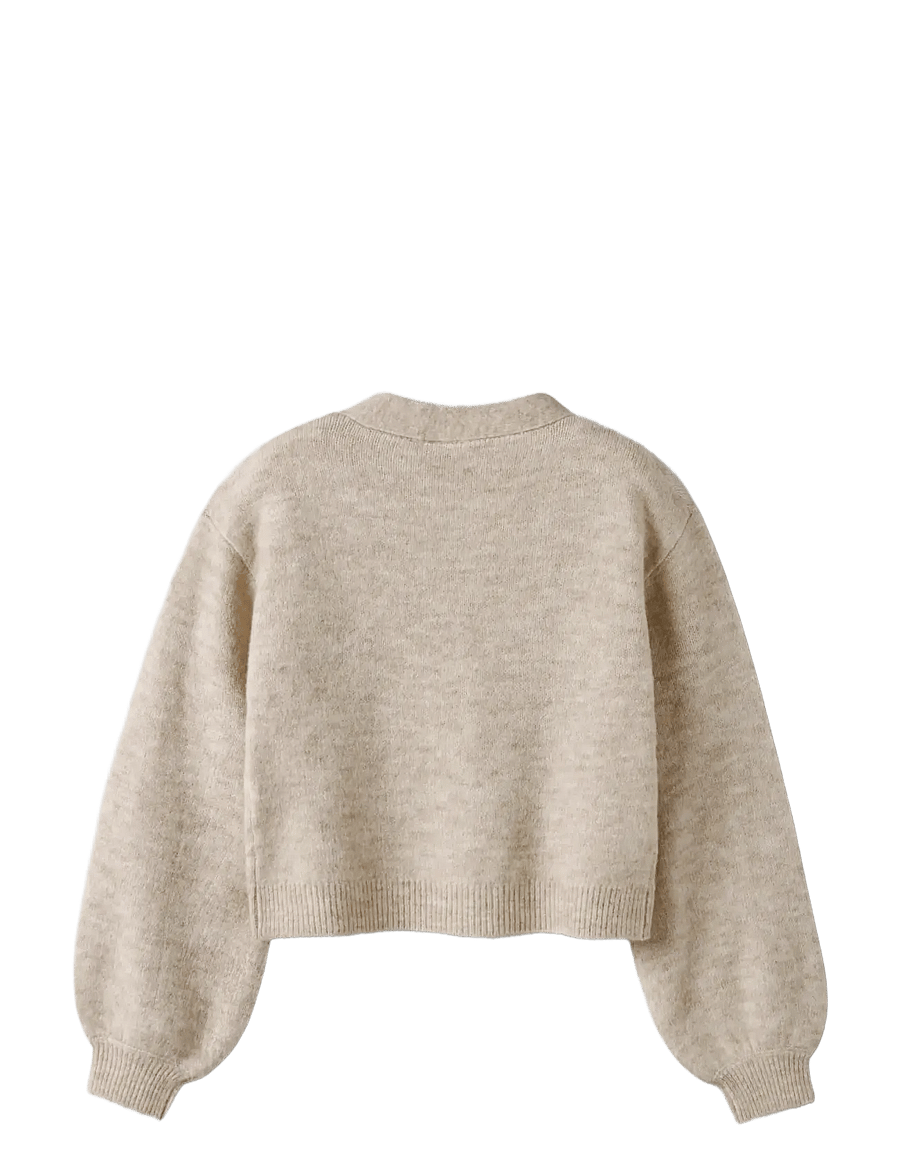name it - NKFNINA KNIT CARD - kardiganid - peyote melange - 2