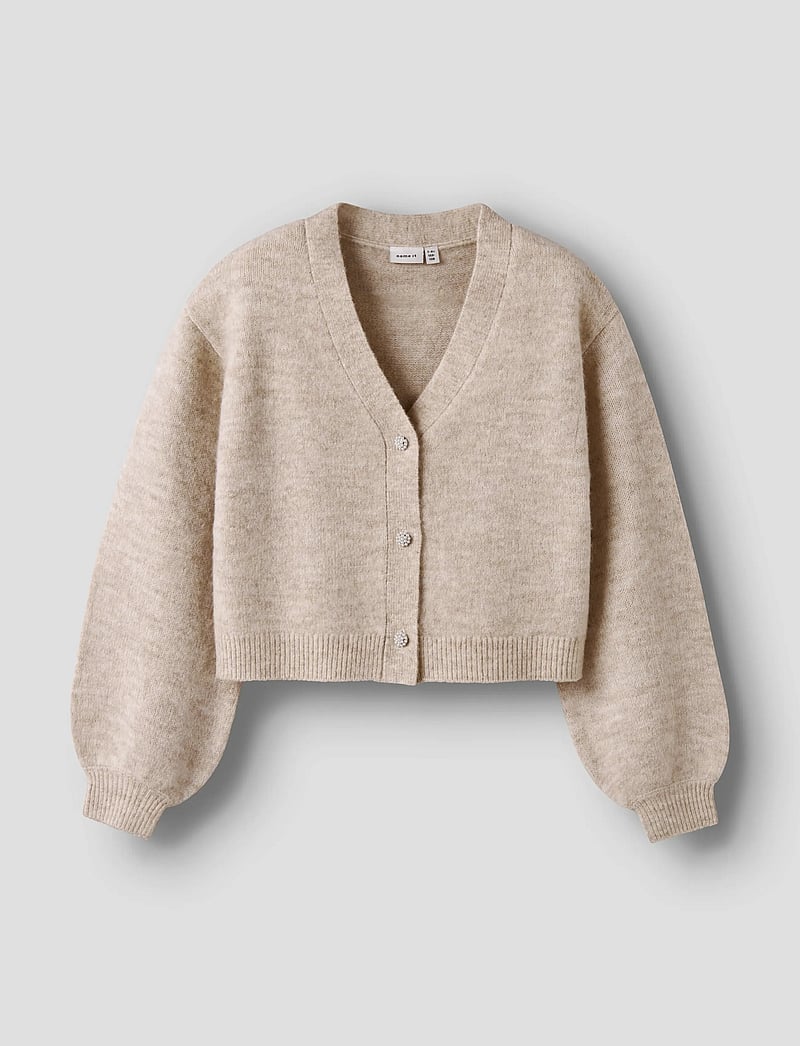 name it - NKFNINA KNIT CARD - susegamieji megztiniai - peyote melange - 0