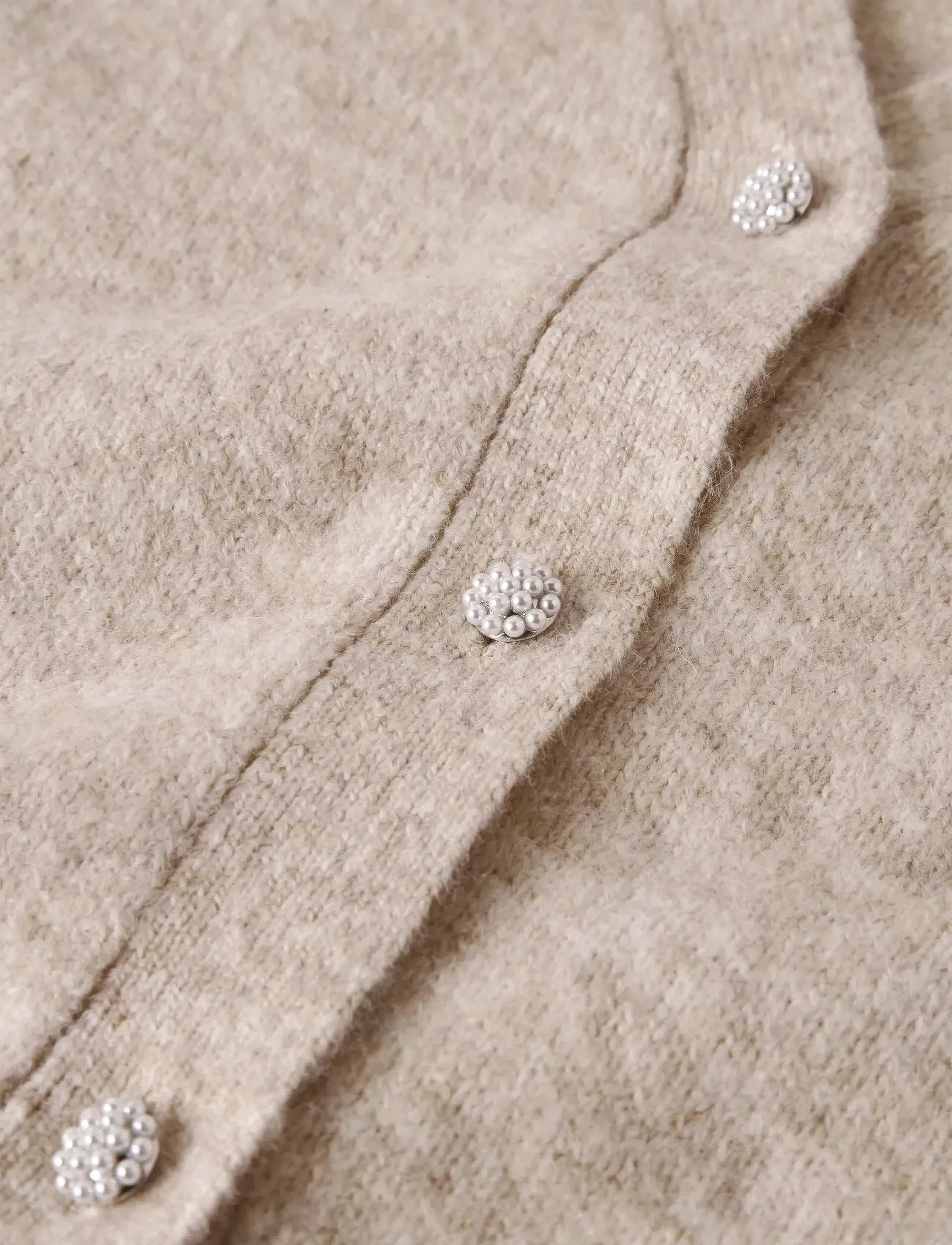 name it - NKFNINA KNIT CARD - cardigans - peyote melange - 4