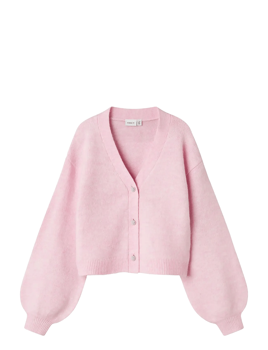 name it - NKFNINA KNIT CARD - gilets - sweet dreams - 1