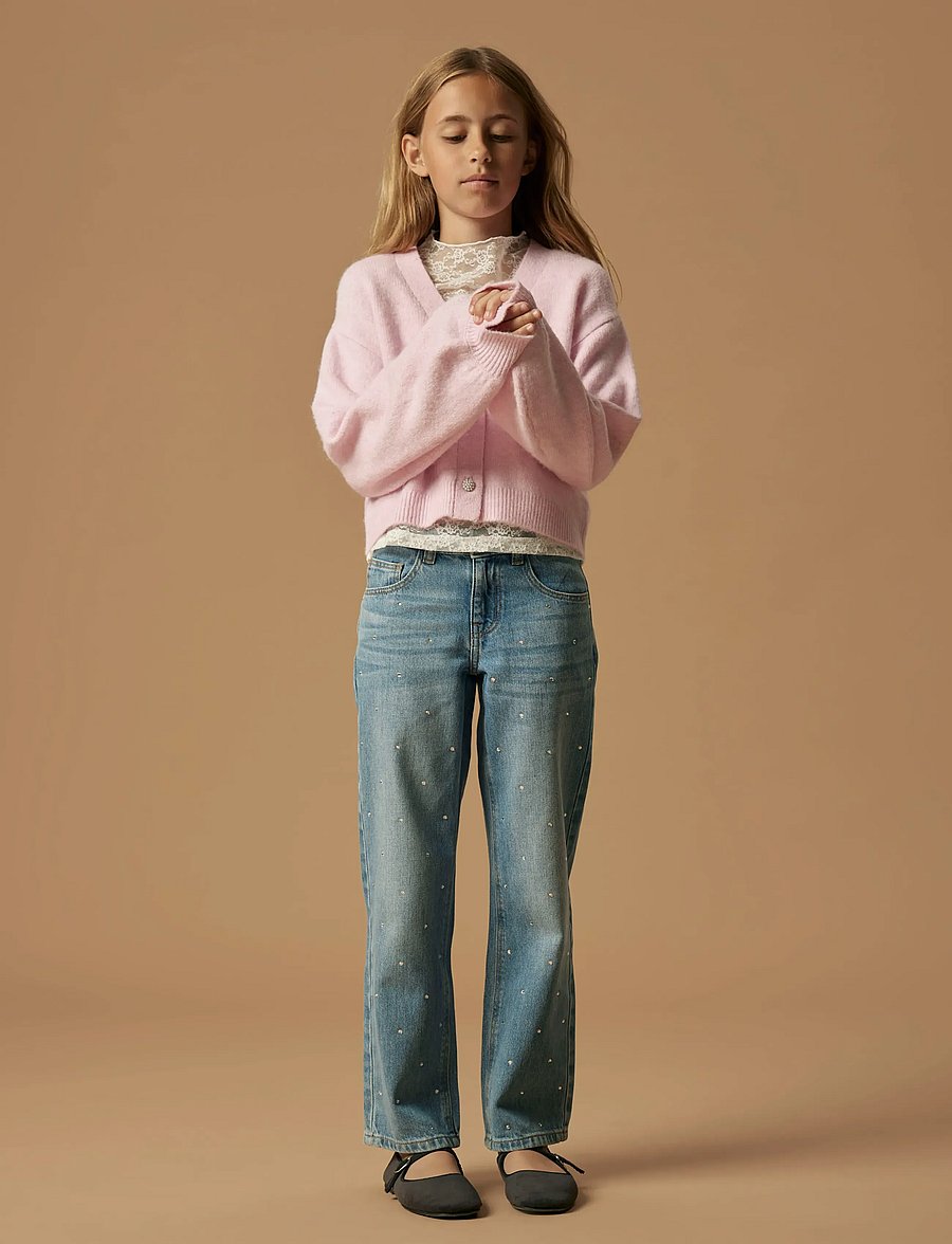 name it - NKFNINA KNIT CARD - gilets - sweet dreams - 4