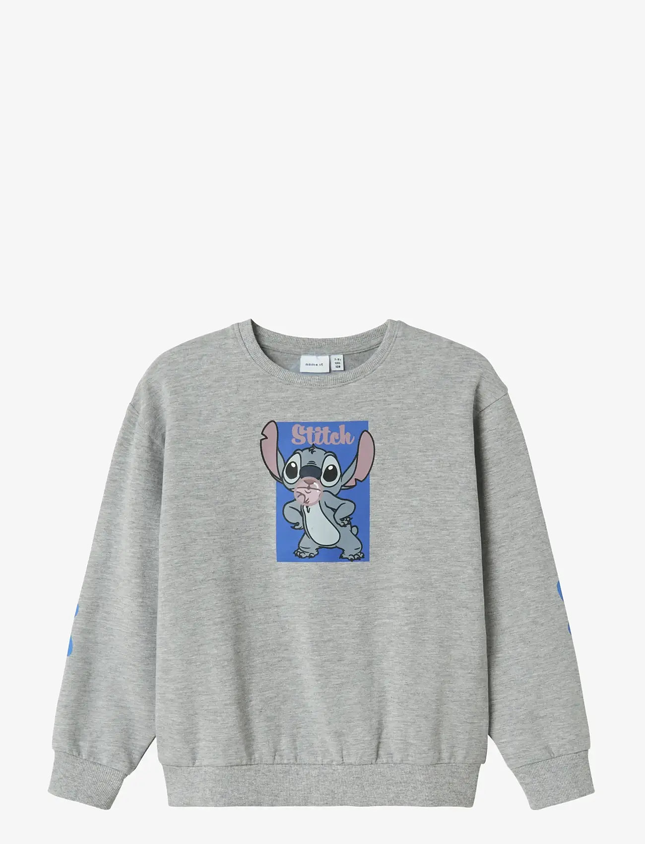 name it - NKFAKIRA STITCH RLX SWEAT BRU WDI - sweatshirts - grey melange - 1