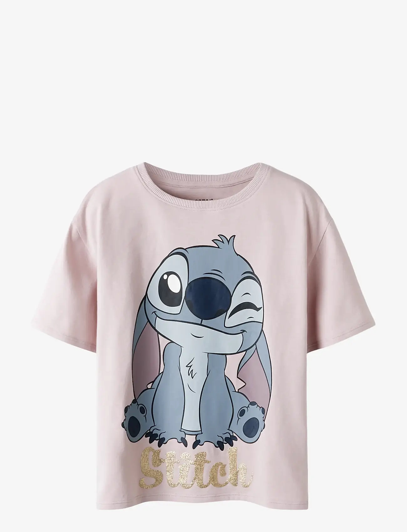 name it - NKFAKUN STITCH SS NREG TOP BOX NOOS WDI - short-sleeved t-shirts - burnished lilac - 0