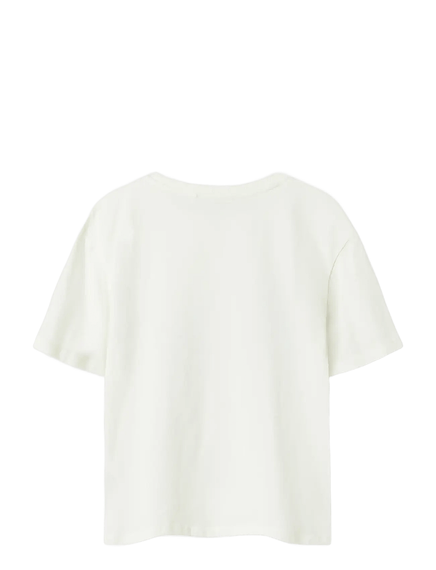 name it - NKFAKUN STITCH SS NREG TOP BOX NOOS WDI - kurzärmelige - cloud dancer - 2