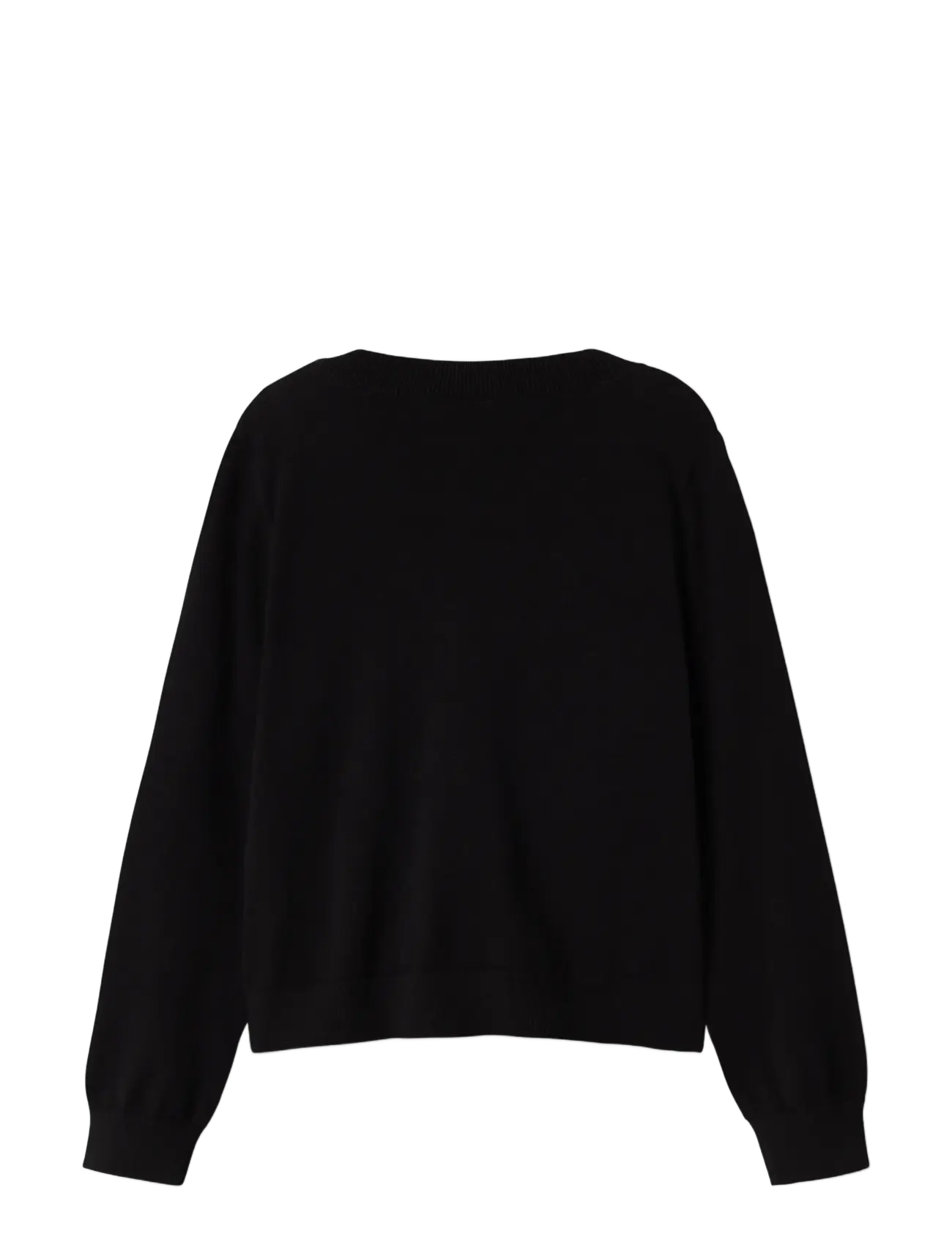 name it - NKFVALANE LS KNIT CARD NOOS - kardiganid - black - 1