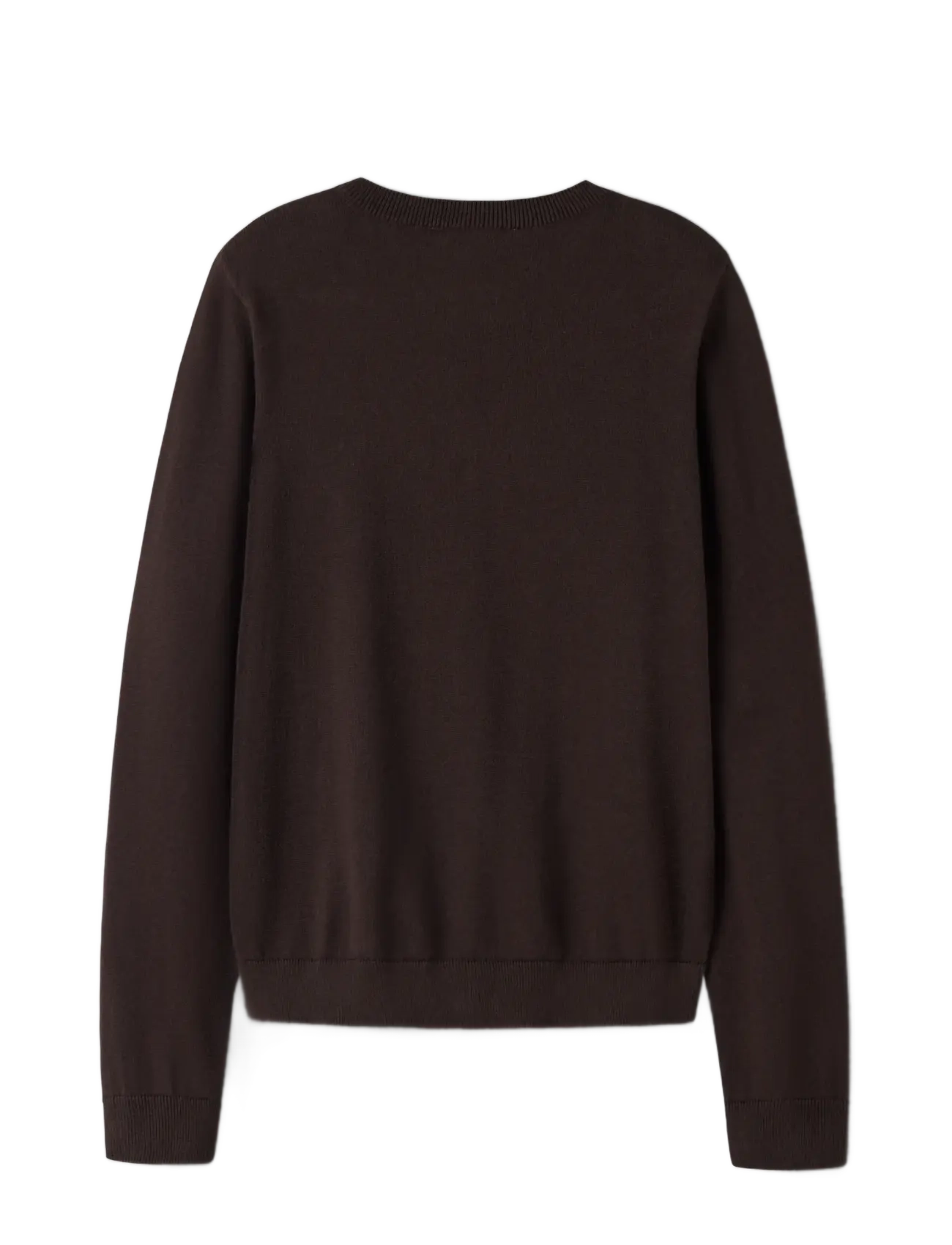 name it - NKFVALANE LS KNIT CARD NOOS - cardigans - chocolate plum - 1