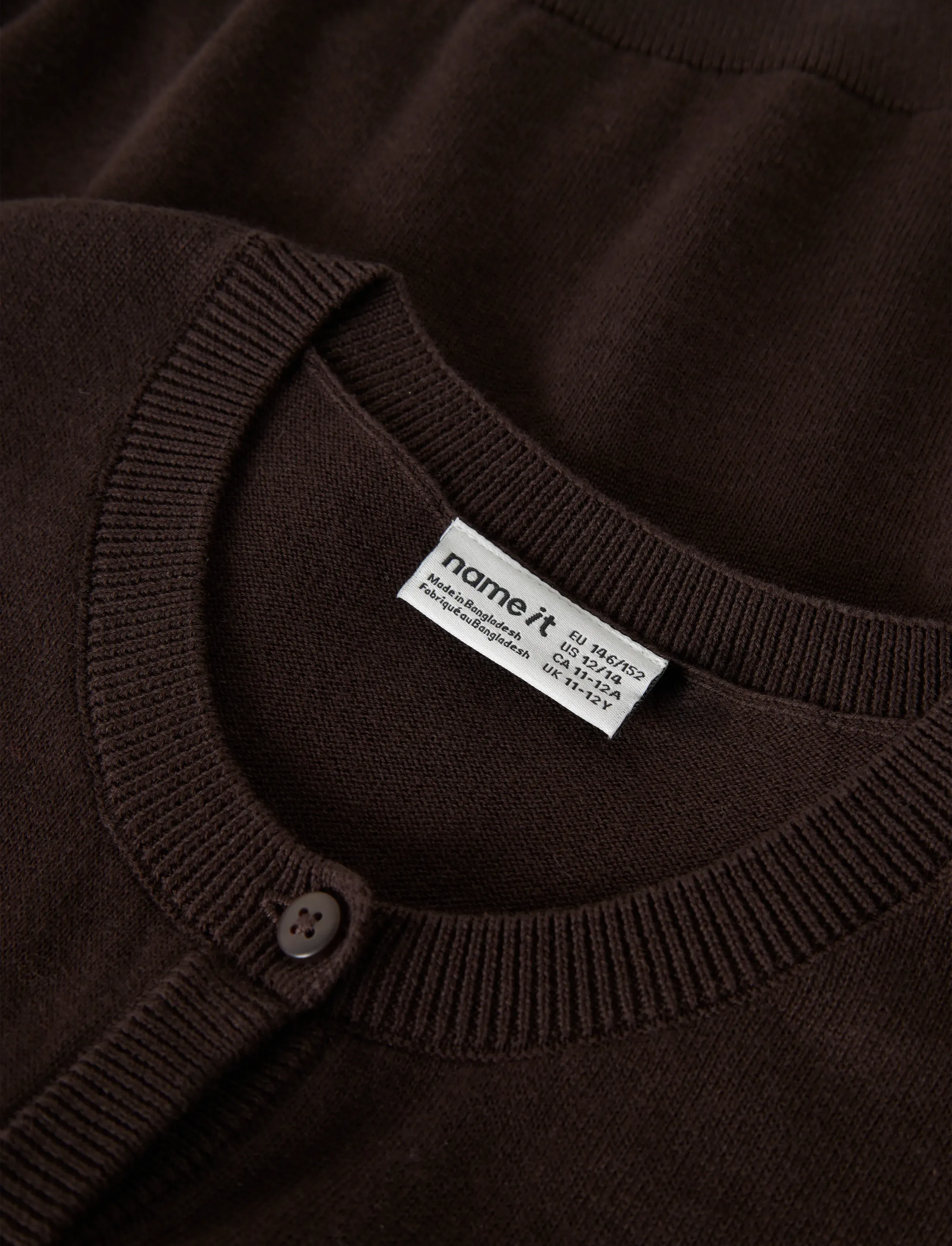 name it - NKFVALANE LS KNIT CARD NOOS - cardigans - chocolate plum - 3