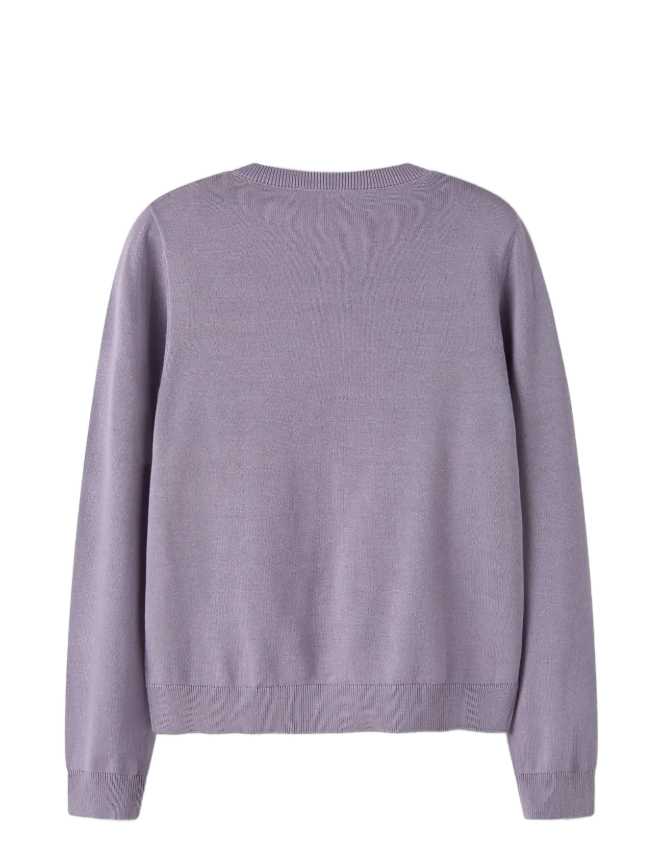 name it - NKFVALANE LS KNIT CARD NOOS - cardigans - lavender gray - 2