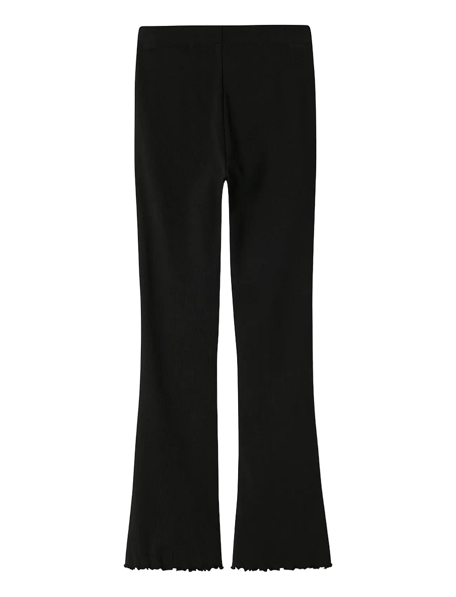 name it - NKFNAKAL BOOTCUT LEGGING NOOS - ungbarnabuxur - black - 2
