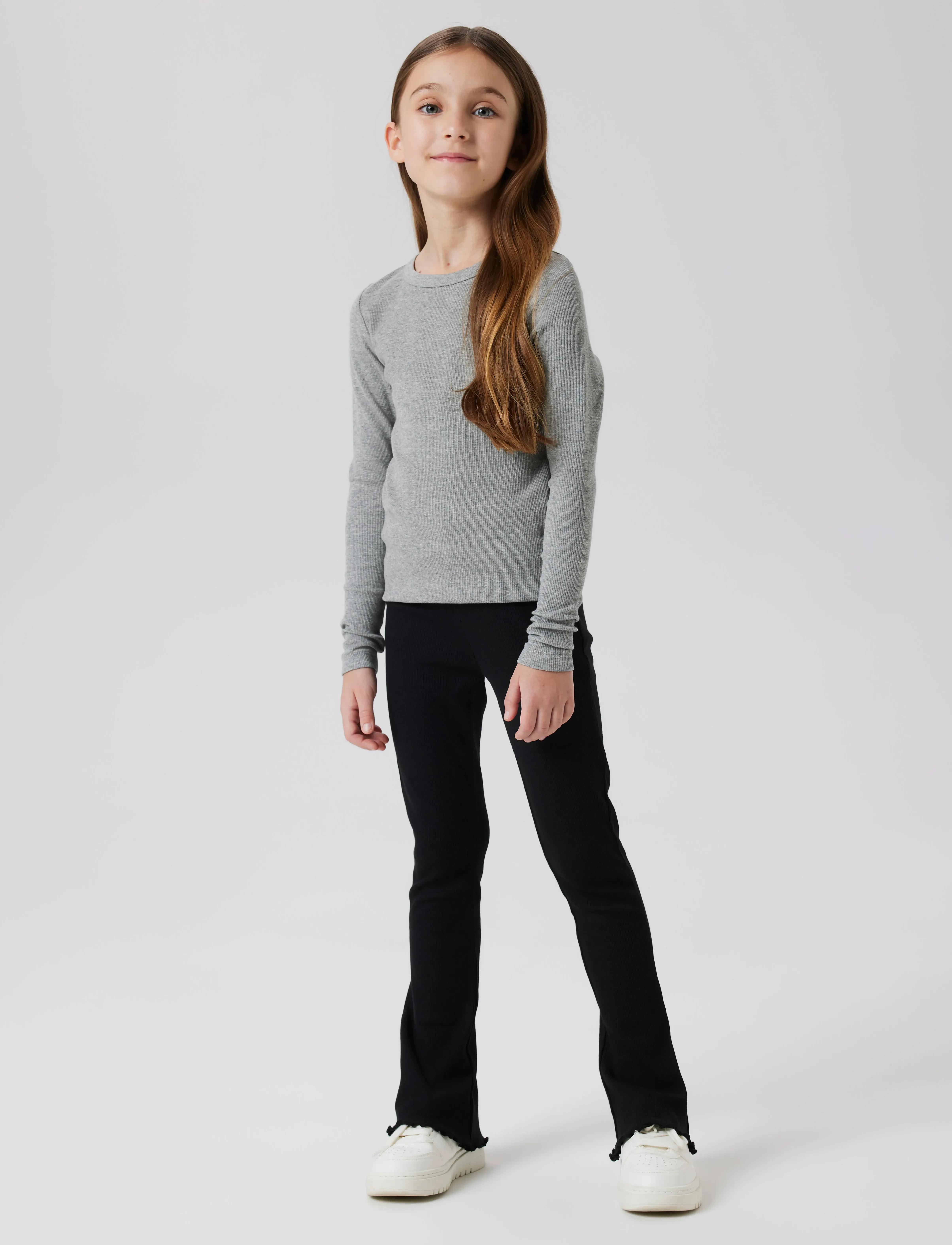 name it - NKFNAKAL BOOTCUT LEGGING NOOS - leggings - black - 0