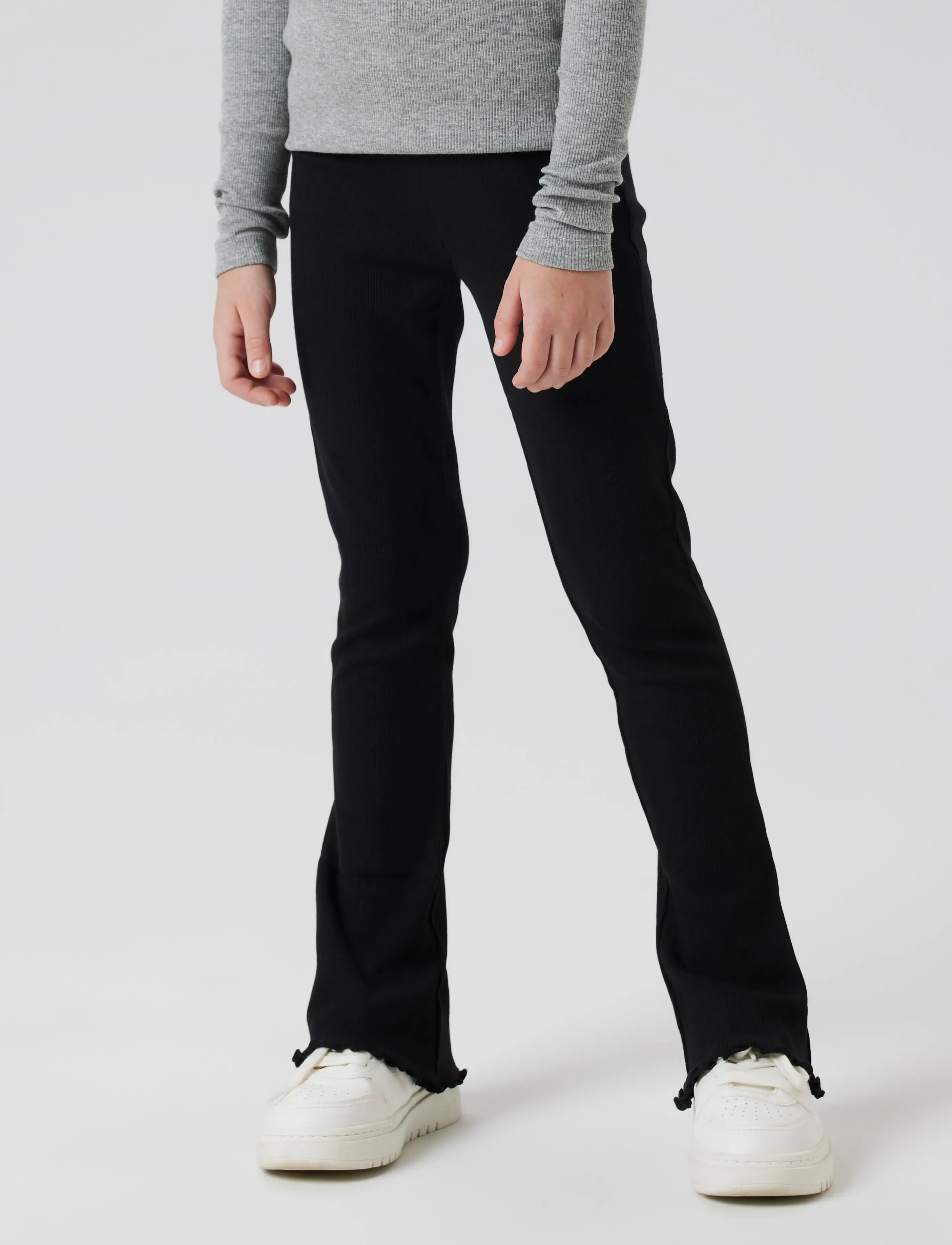 name it - NKFNAKAL BOOTCUT LEGGING NOOS - baby trousers - black - 4