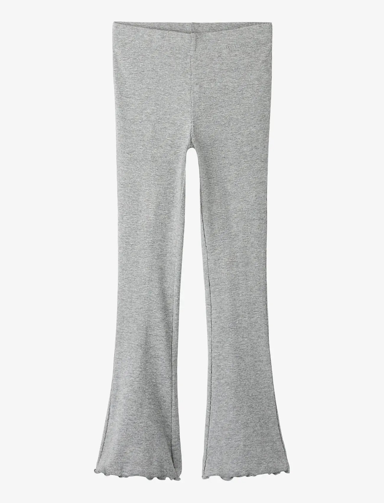 name it - NKFNAKAL BOOTCUT LEGGING NOOS - kelnytės kūdikiams - grey melange - 1
