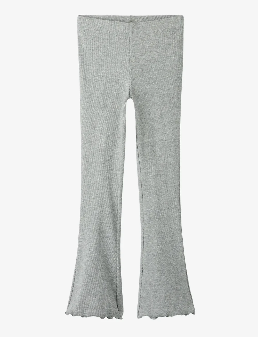 name it - NKFNAKAL BOOTCUT LEGGING NOOS - leggings - grey melange - 0