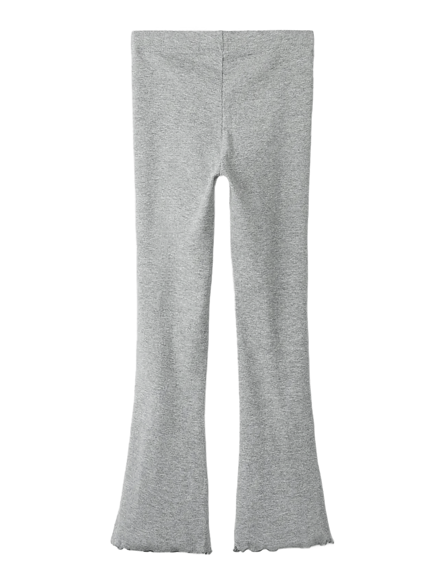 name it - NKFNAKAL BOOTCUT LEGGING NOOS - babyhosen - grey melange - 2