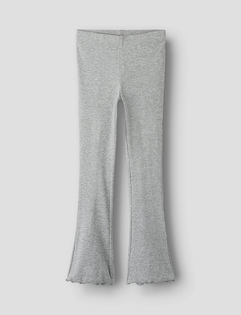 name it - NKFNAKAL BOOTCUT LEGGING NOOS - kelnytės kūdikiams - grey melange - 0