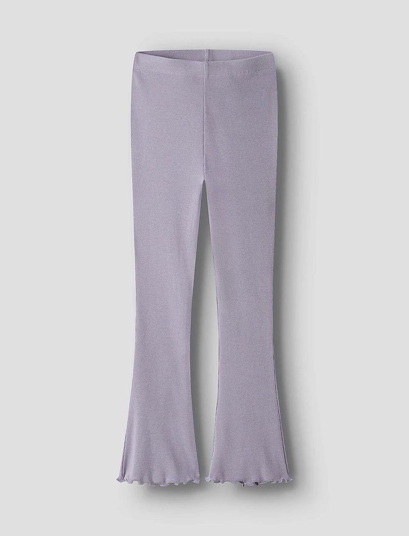 name it - NKFNAKAL BOOTCUT LEGGING NOOS - babyhosen - lavender gray - 0