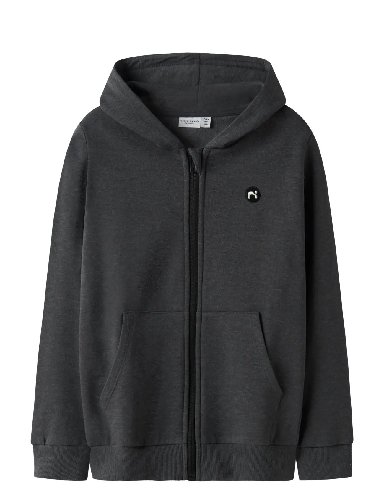 name it NKMVIMO LS SWEAT CARD BRU NOOS - 4 for 3 - DARK GREY MELANGE / grey