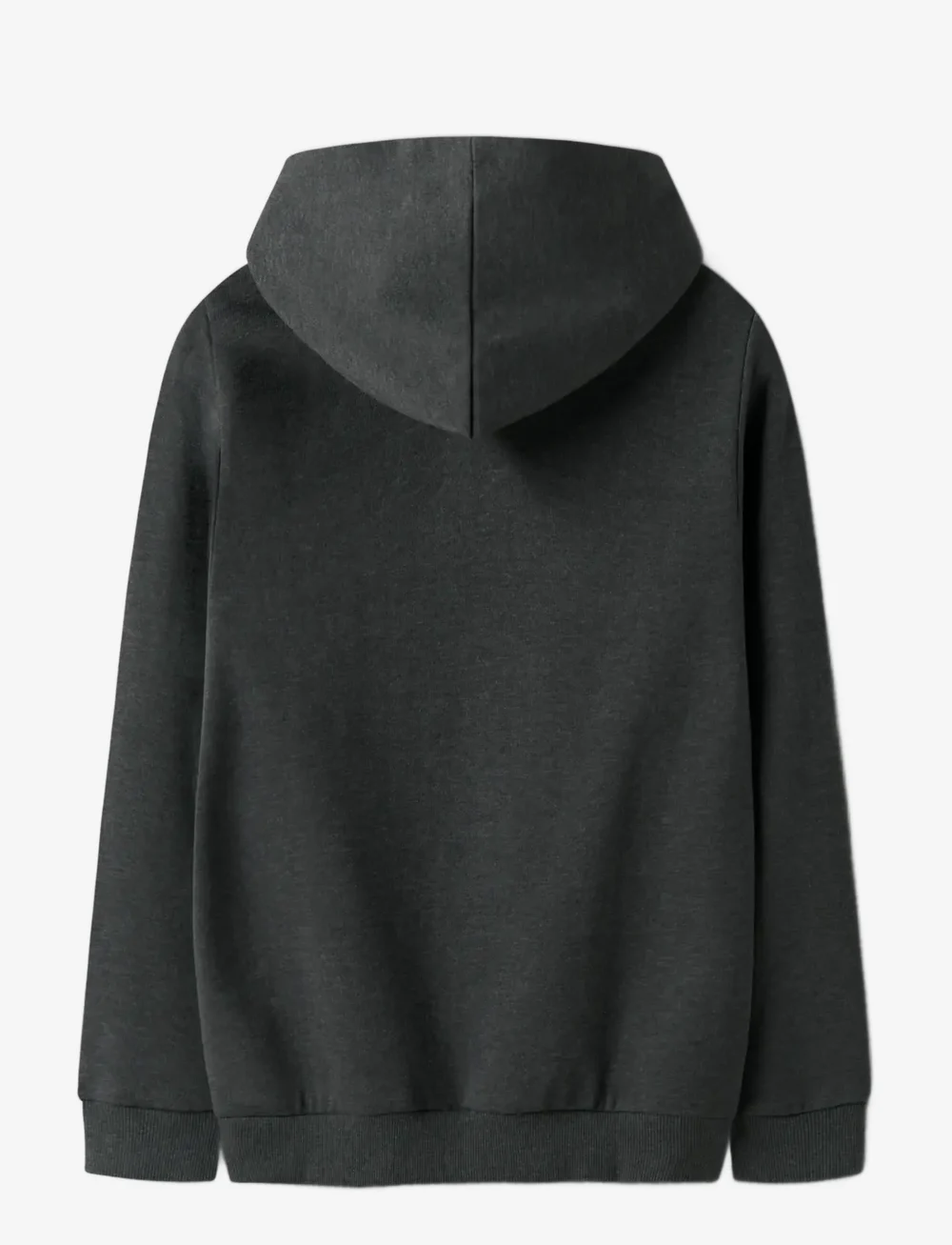 name it - NKMVIMO LS SWEAT CARD BRU NOOS - kapuzenpullover - dark grey melange - 1