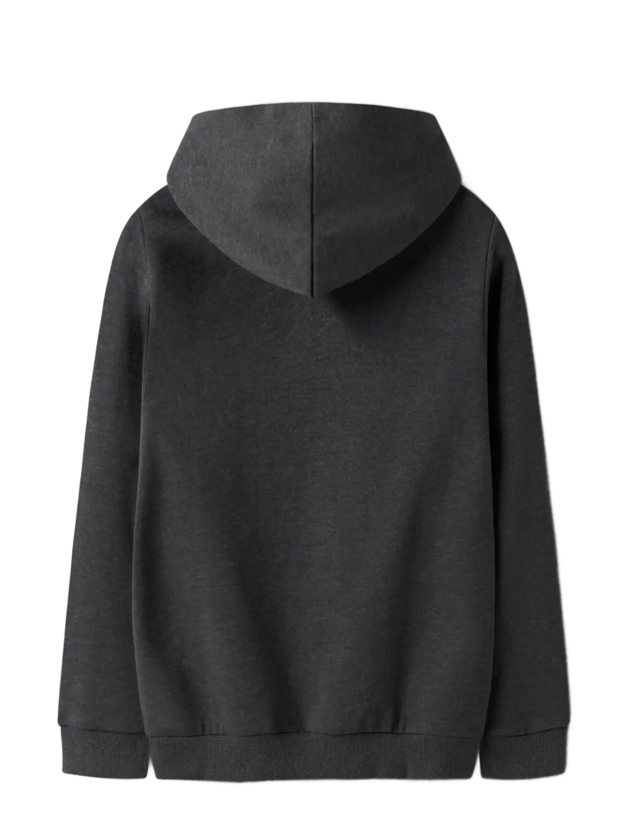 name it - NKMVIMO LS SWEAT CARD BRU NOOS - kapuzenpullover - dark grey melange - 1