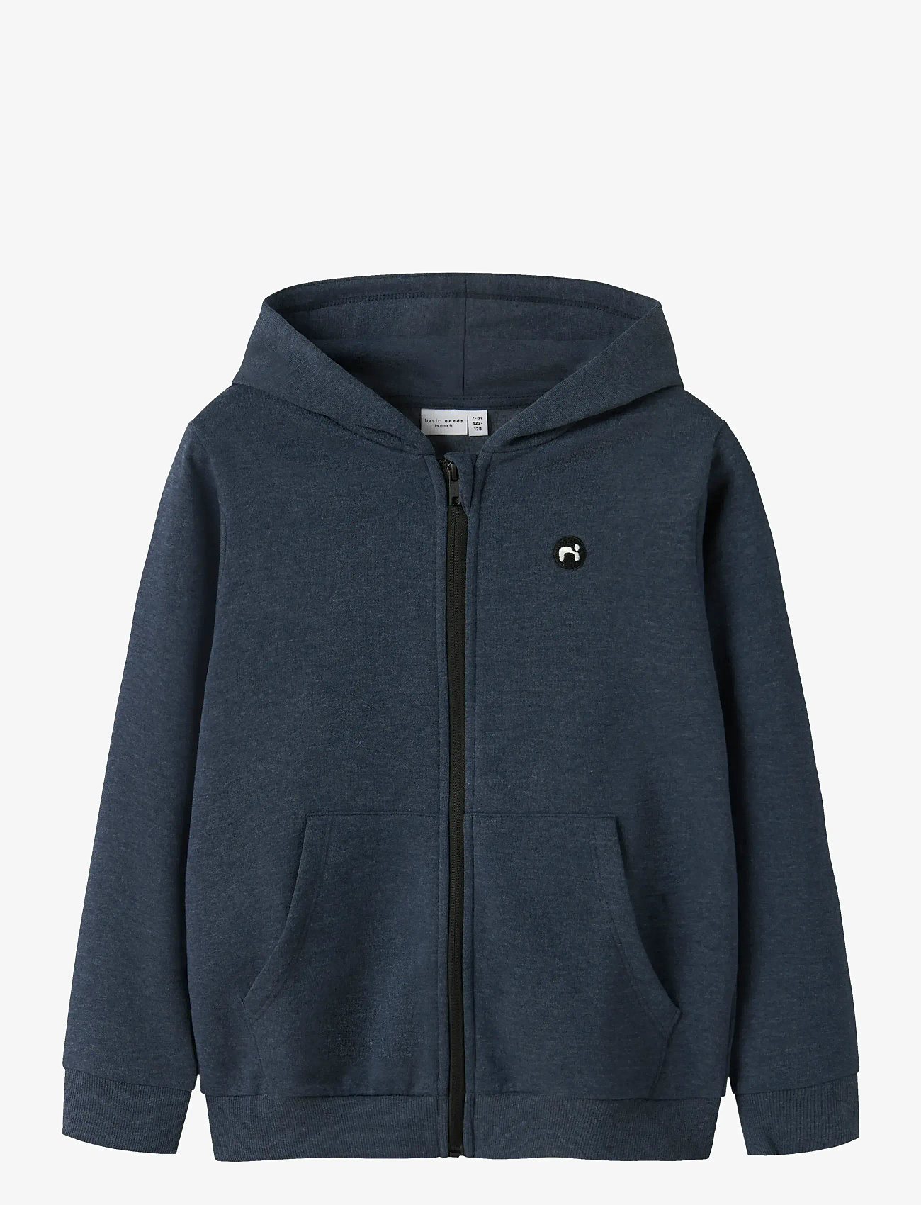 name it - NKMVIMO LS SWEAT CARD BRU NOOS - hættetrøjer - dark sapphire - 1