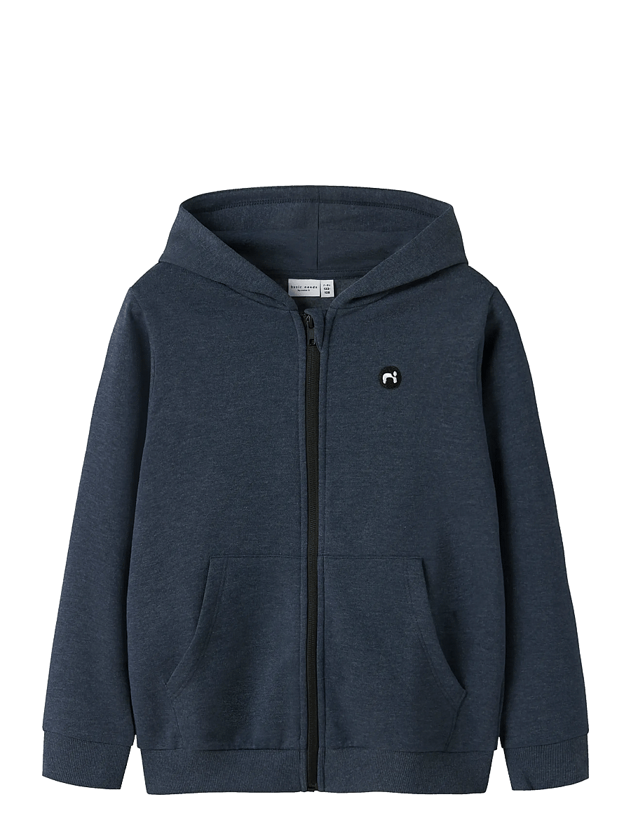 name it - NKMVIMO LS SWEAT CARD BRU NOOS - kapuzenpullover - dark sapphire - 1