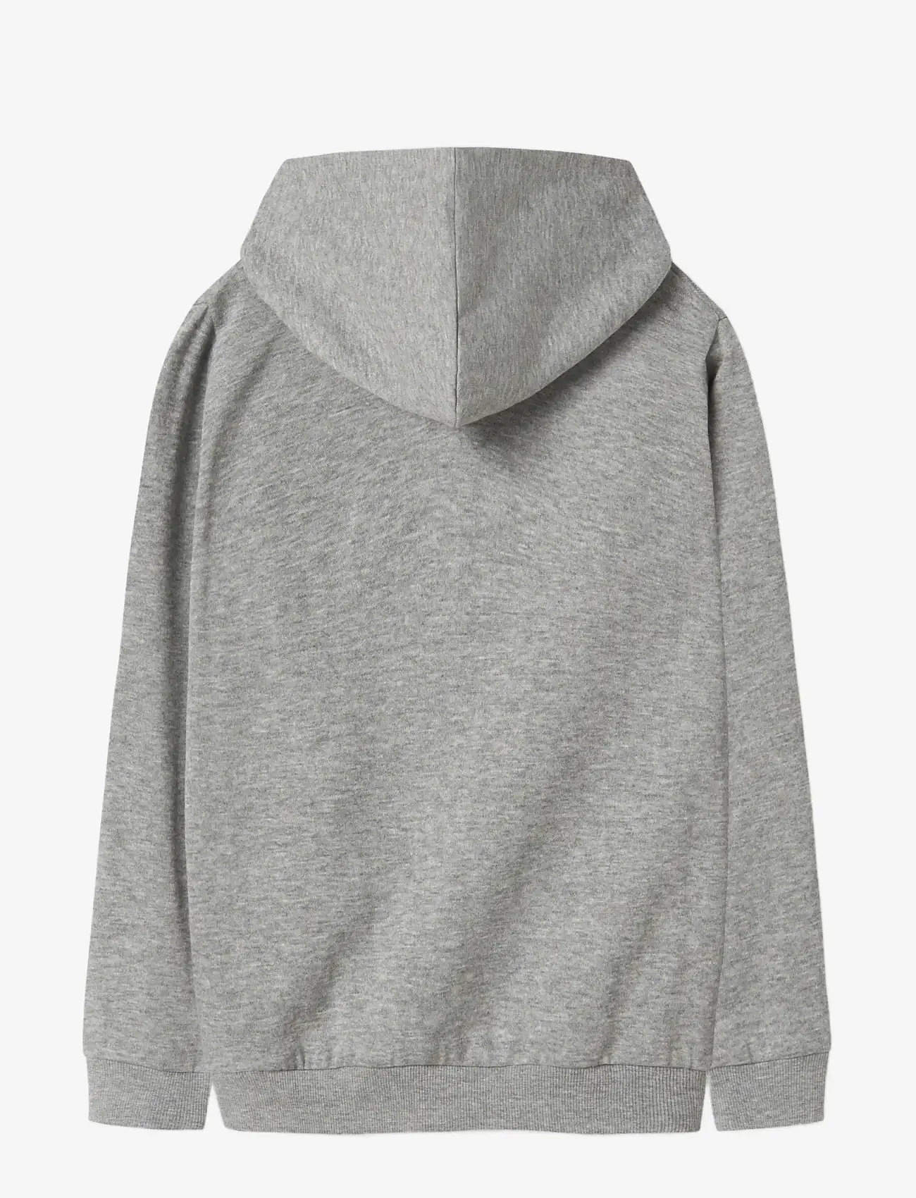 name it - NKMVIMO LS SWEAT CARD BRU NOOS - kapuzenpullover - grey melange - 2