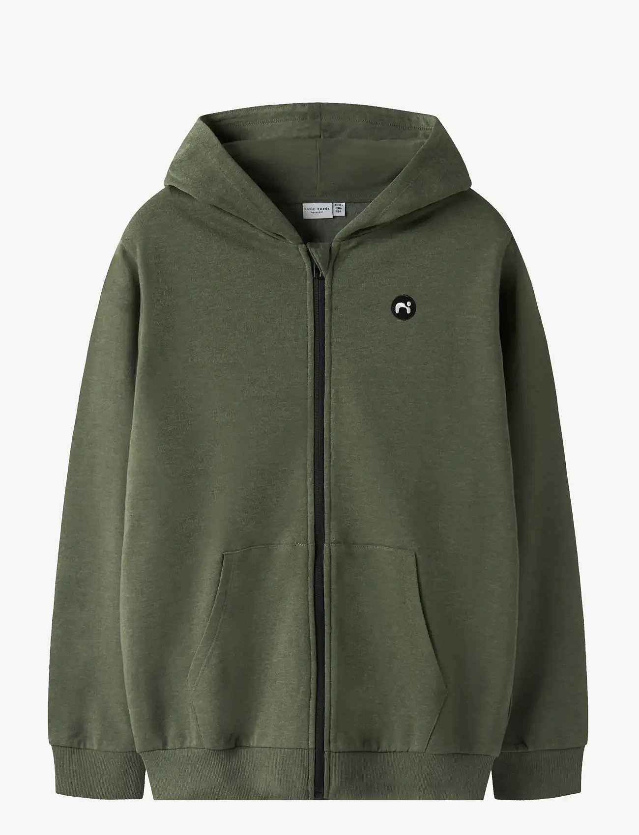 name it - NKMVIMO LS SWEAT CARD BRU NOOS - hættetrøjer - rifle green - 0