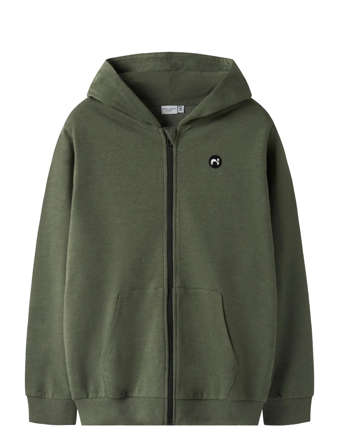 NKMVIMO LS SWEAT CARD BRU NOOS - RIFLE GREEN
