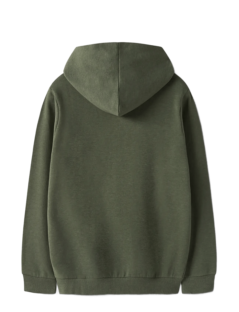 name it - NKMVIMO LS SWEAT CARD BRU NOOS - kapuzenpullover - rifle green - 1