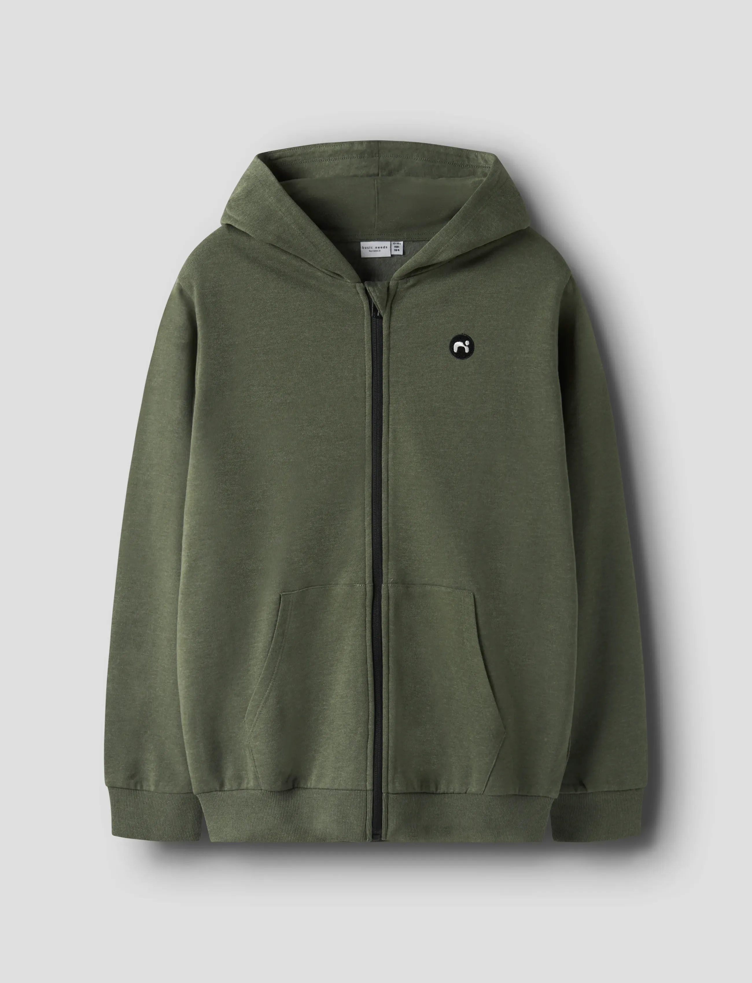 name it NKMVIMO LS SWEAT CARD BRU NOOS - Hættetrøjer - RIFLE GREEN / khaki/green