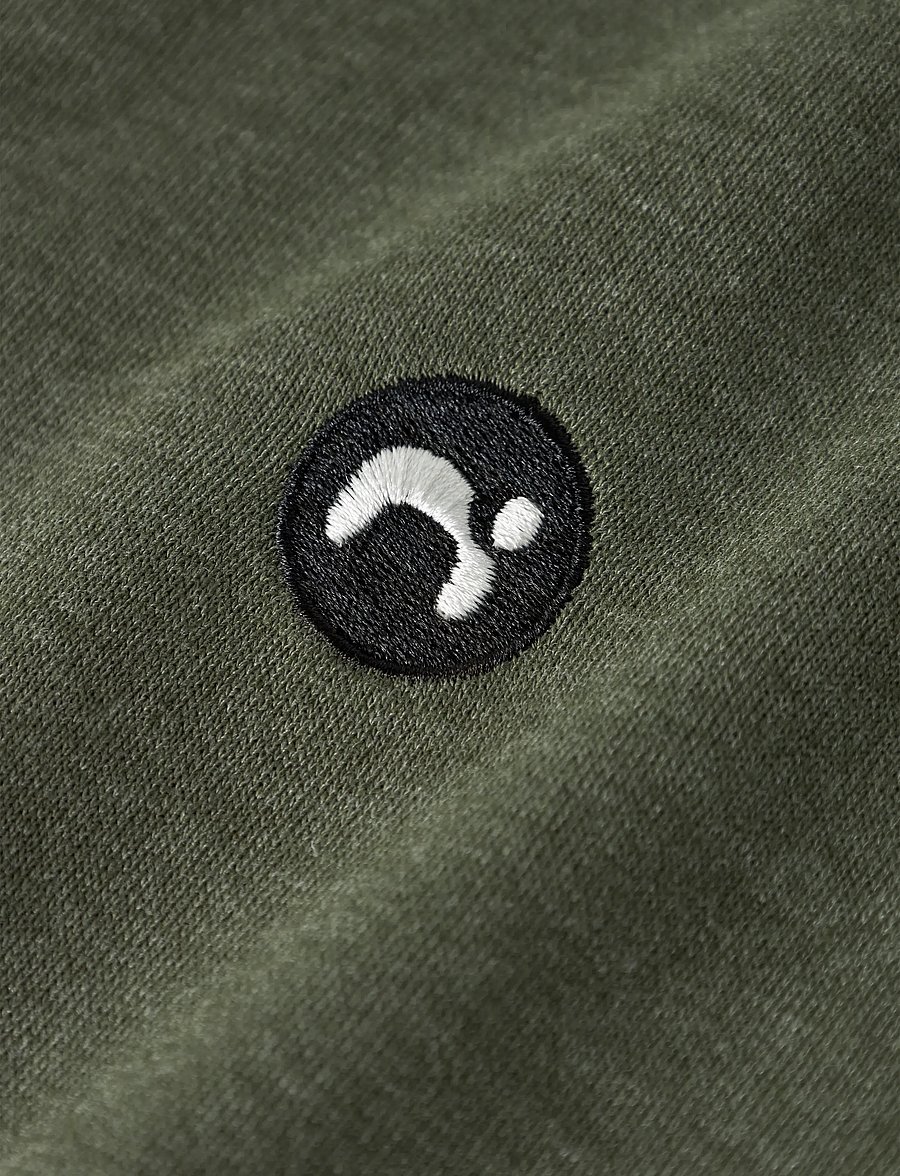 name it - NKMVIMO LS SWEAT CARD BRU NOOS - pulls à capuche - rifle green - 2