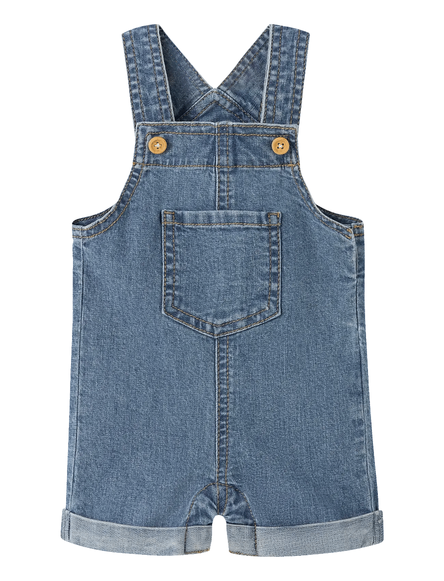 name it - NBMLOU DNM SHORTS OVERALL 3400-LI H - jumpsuits - medium blue denim - 0