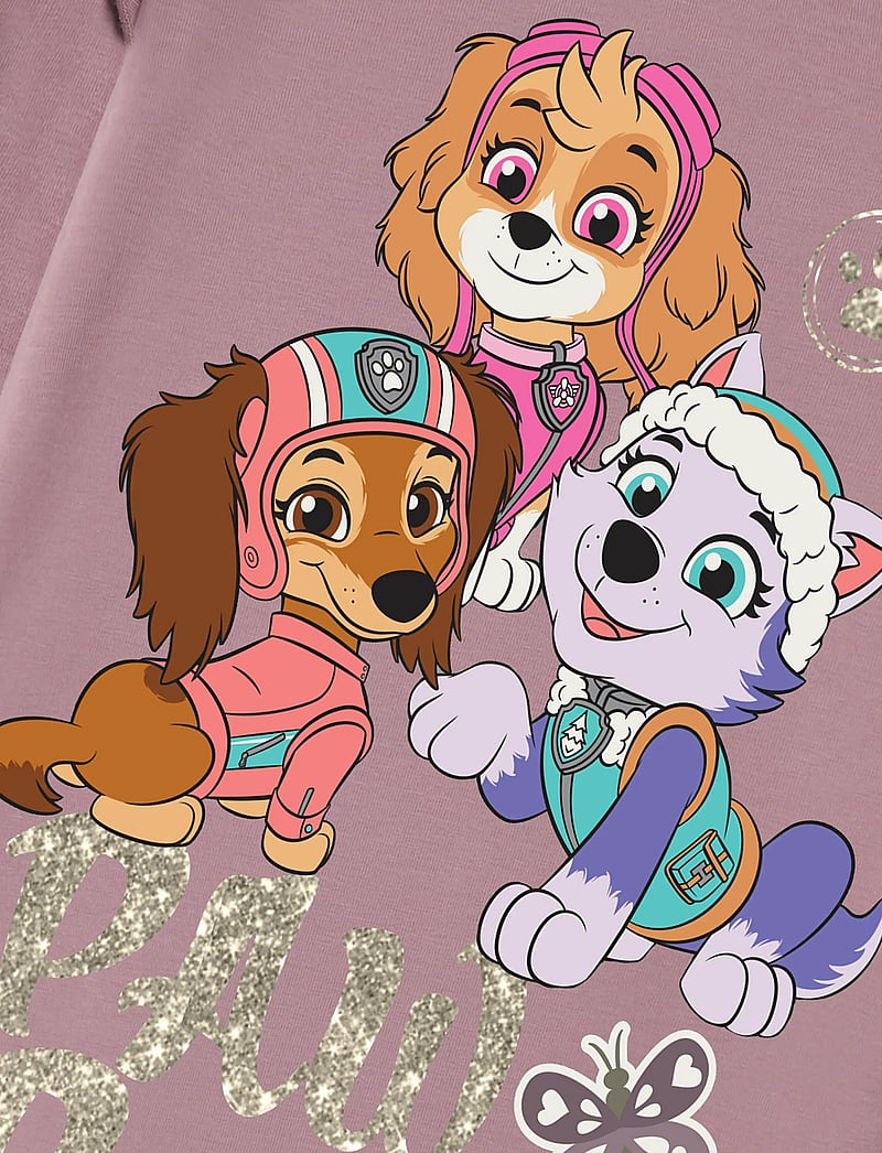 name it - NMFSABINE PAW LS TOP BOX CPLG - pikkade varrukatega t-särgid - toadstool - 3