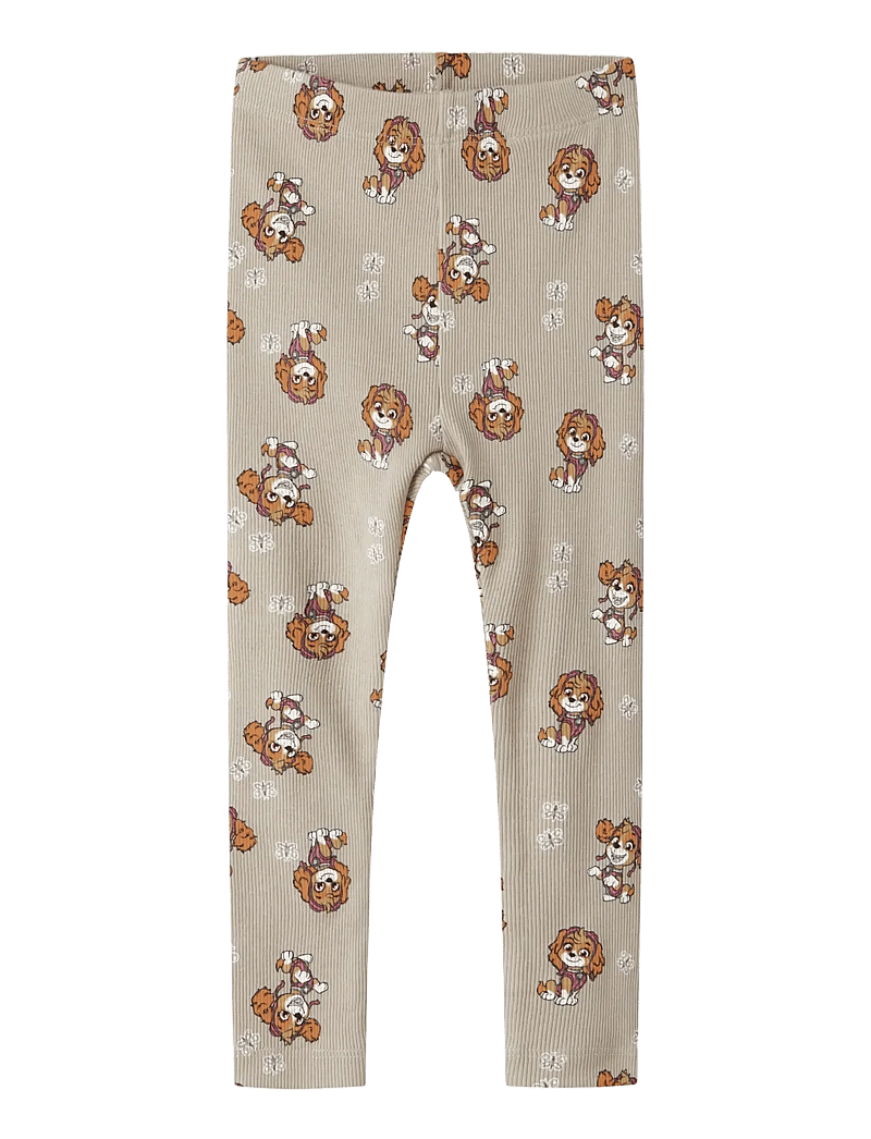 name it - NMFSANINA PAW LEGGING CPLG - leggings - island fossil - 0