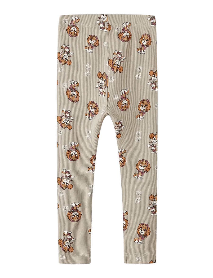 name it - NMFSANINA PAW LEGGING CPLG - leggings - island fossil - 2