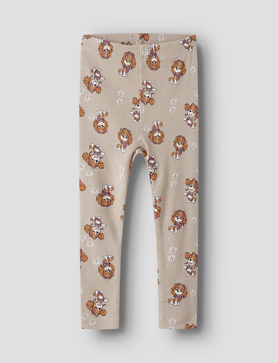 name it - NMFSANINA PAW LEGGING CPLG - leggings - island fossil - 0