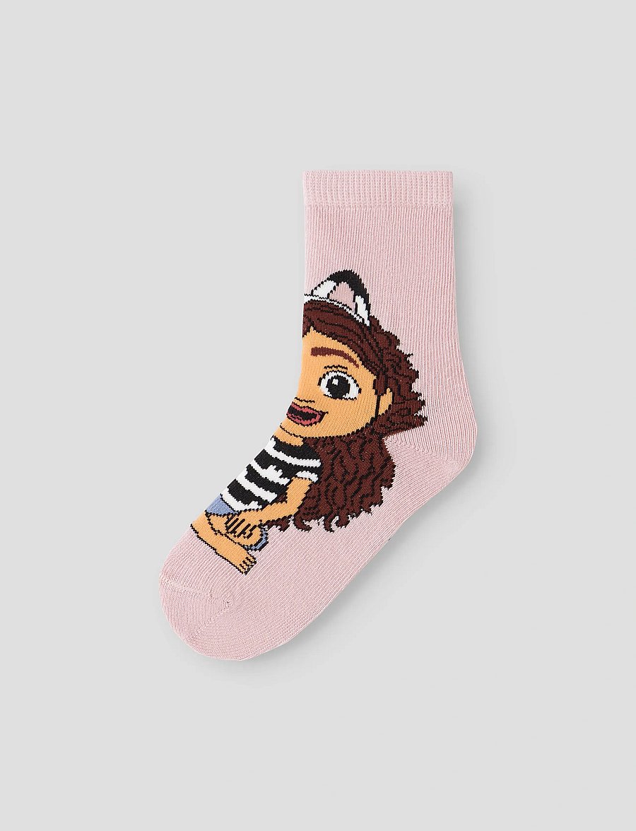 name it - NMFSESARA GABBY 3P SOCK SKY - strømper - burnished lilac - 4