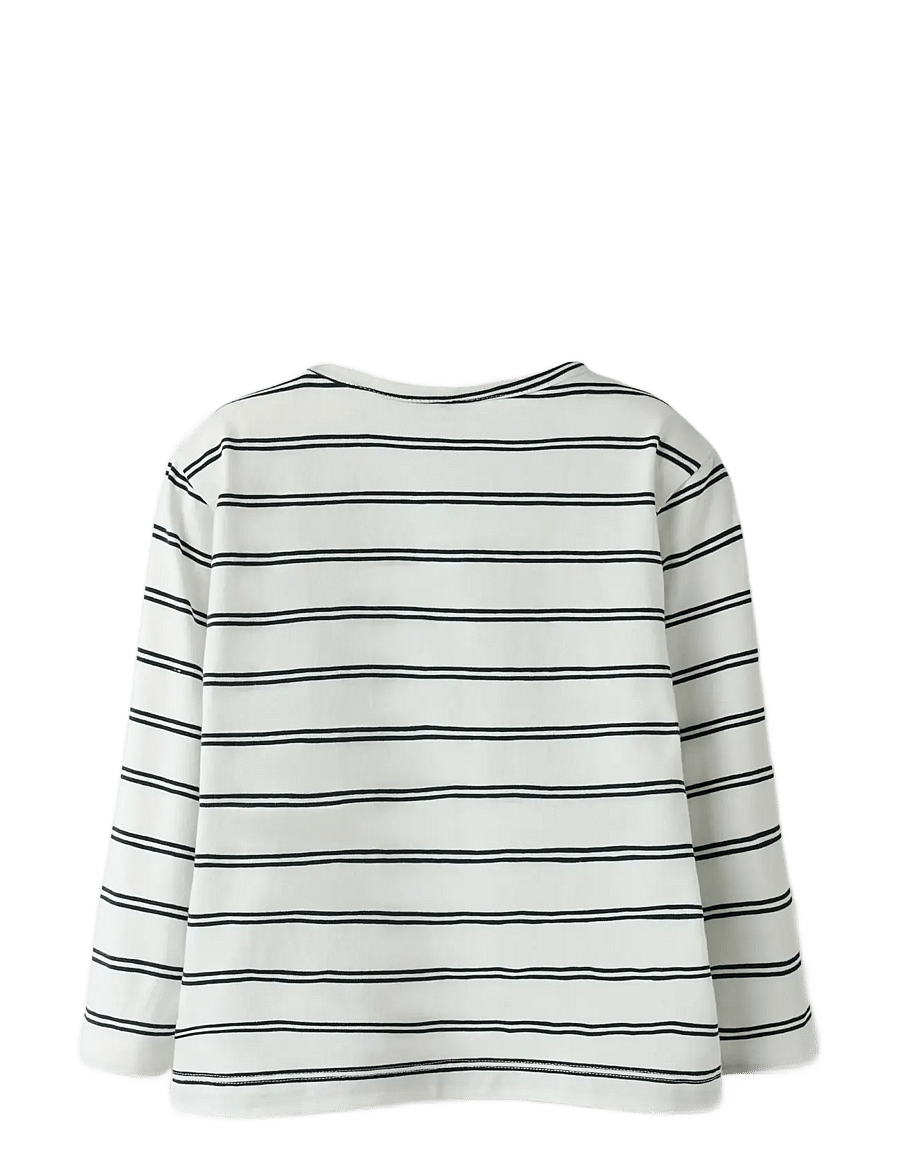 name it - NMFSISKA BLUEY LS NREG TOP BOX SKY - lange mouwen - cloud dancer - 2