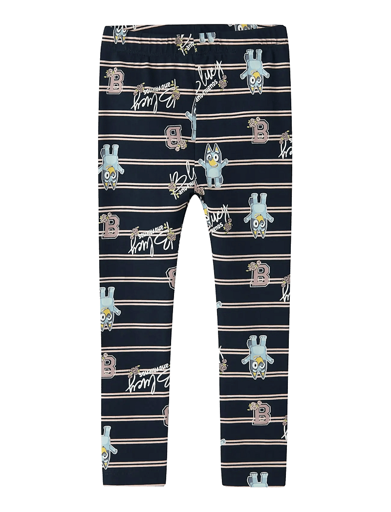 name it - NMFSISA BLUEY LEGGING SKY - leggings - navy blazer - 1