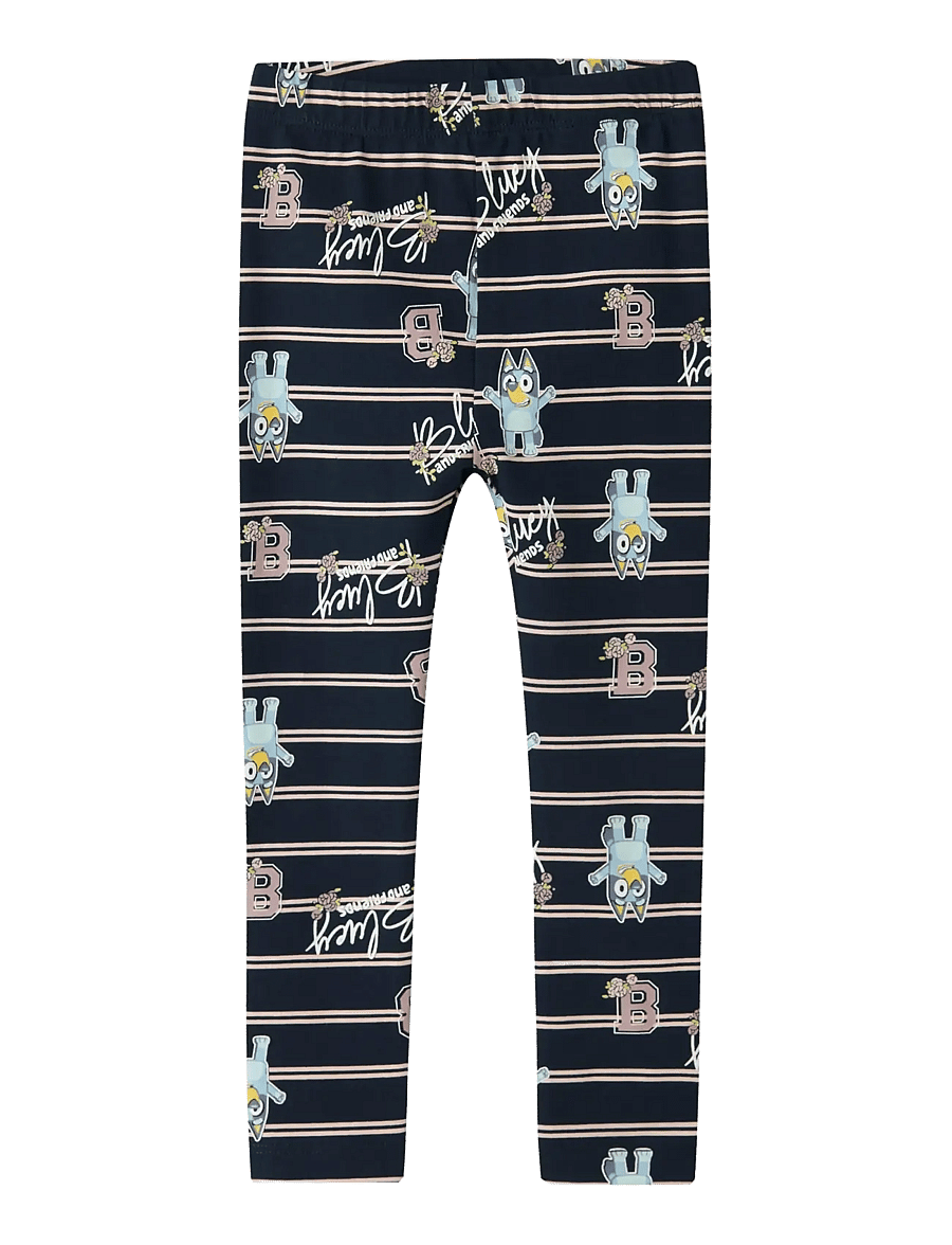 name it - NMFSISA BLUEY LEGGING SKY - leggings - navy blazer - 1