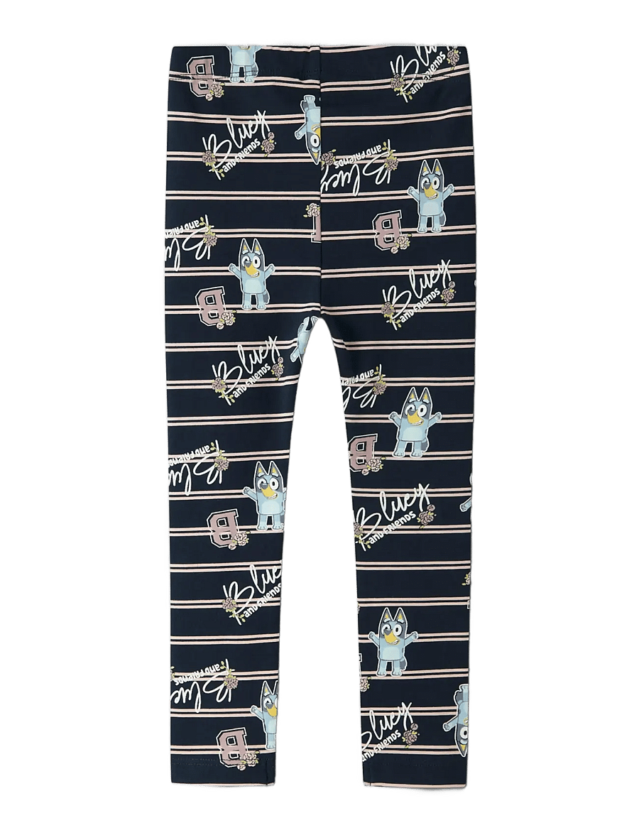 name it - NMFSISA BLUEY LEGGING SKY - leggings - navy blazer - 2
