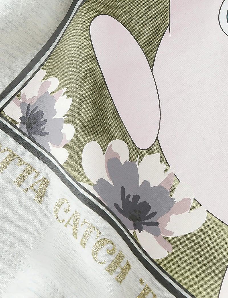 name it - NMFSORINA POKEMON LS TOP BOX SKY - langärmelig - peyote melange - 2