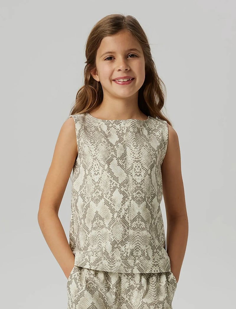 name it - NKFDREW SH SL TOP - Ærmeløs undertrøje - buttercream - 4