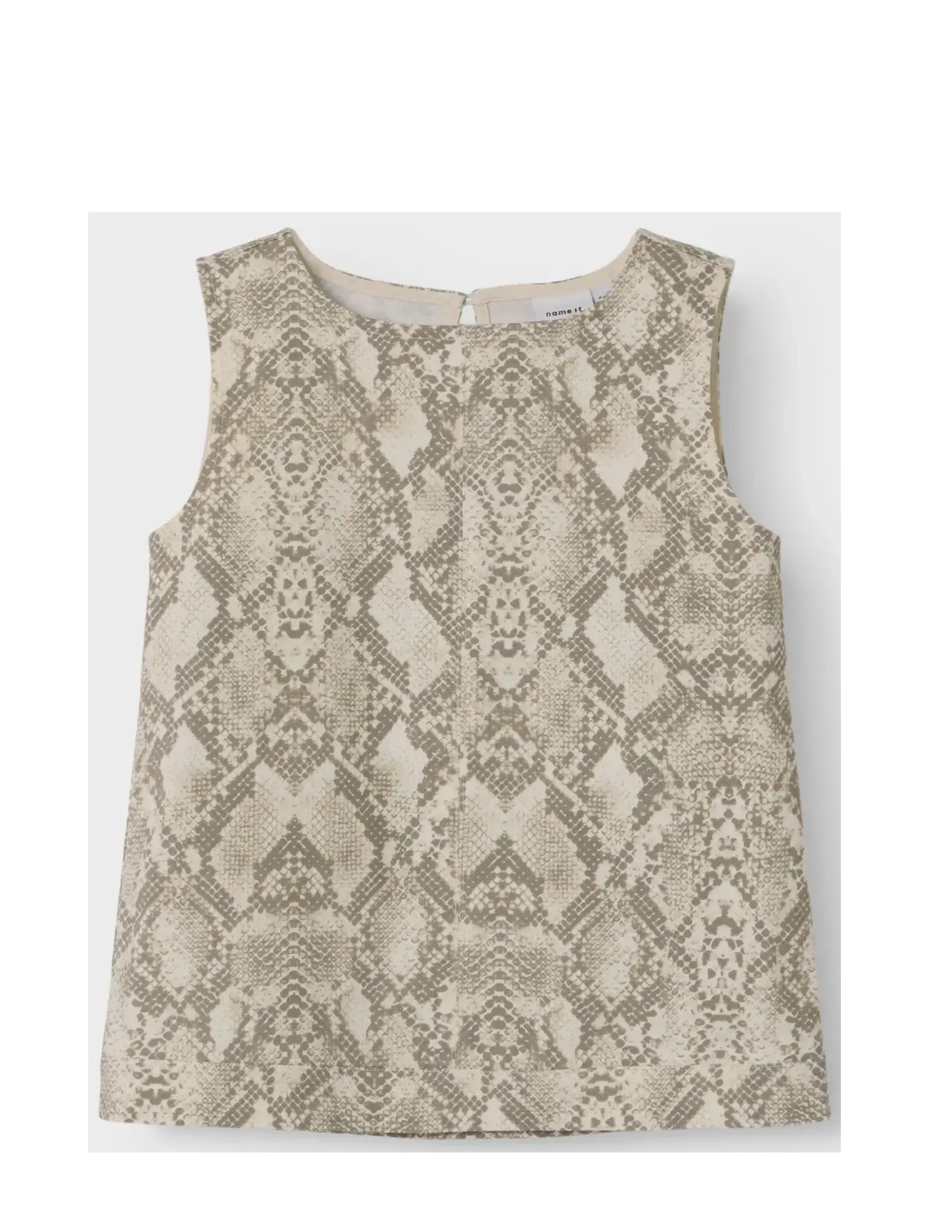 name it - NKFDREW SH SL TOP - topit - buttercream - 2