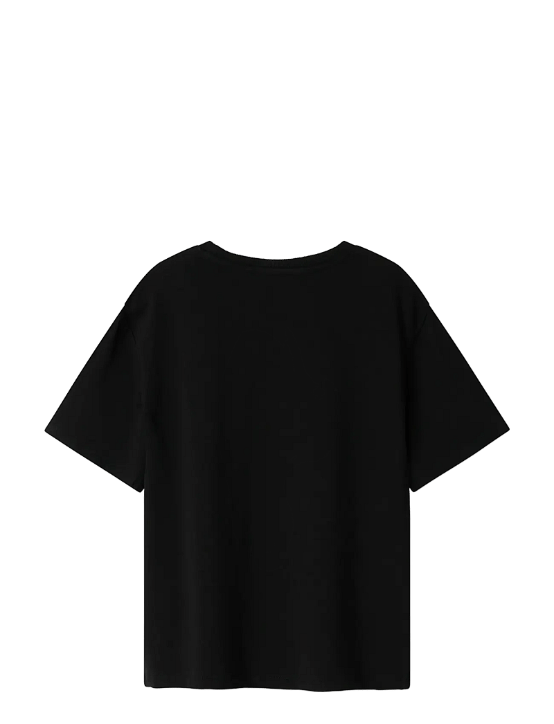 name it - NKFSURI DEFLEPPARD SS NREG TOP BOX UNV - kurzärmelige - black - 2