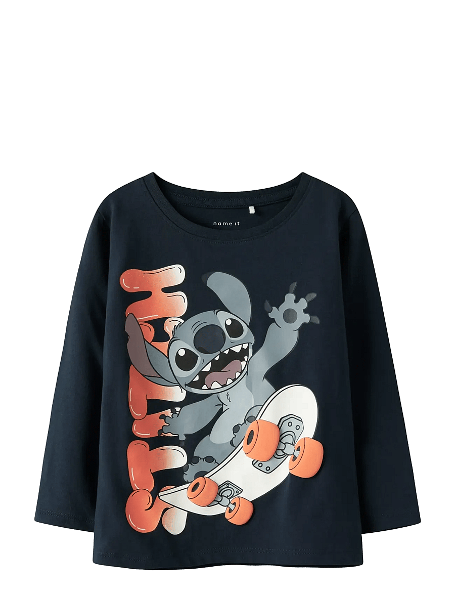 name it - NMMADRI STITCH LS NREG TOP BOX WDI - langärmelig - navy blazer - 1