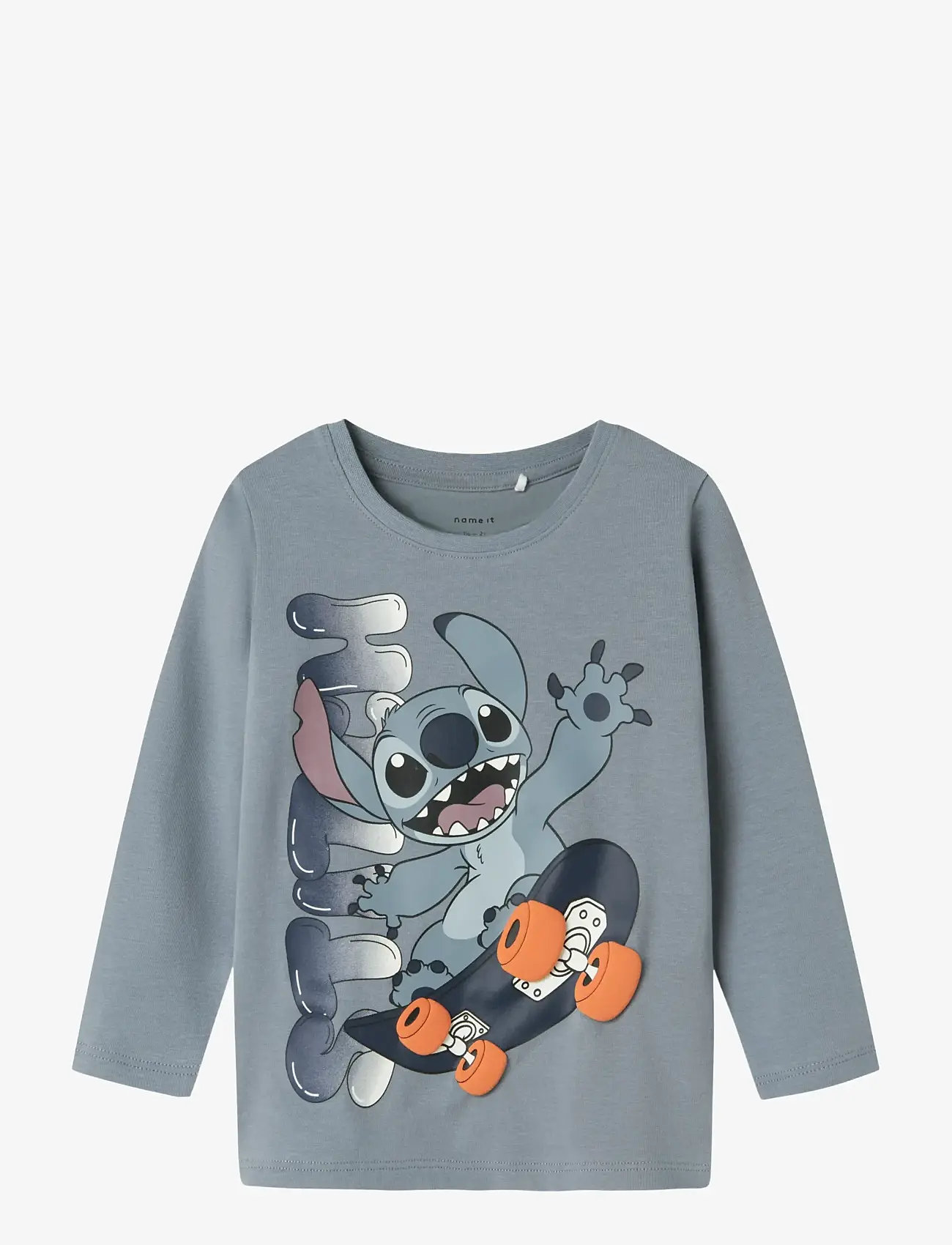 name it - NMMADRI STITCH LS NREG TOP BOX WDI - langærmede t-shirts - tradewinds - 1