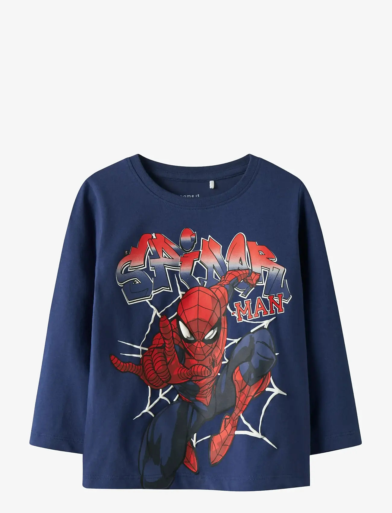 name it - NMMALVIS SPIDER LS NREG TOP MAR - langärmelig - blueprint - 1