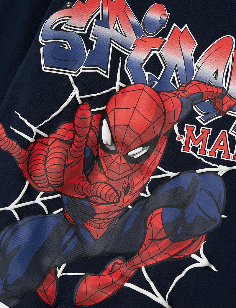 name it - NMMALVIS SPIDER LS NREG TOP MAR - marškinėliai ilgomis rankovėmis - navy blazer - 3