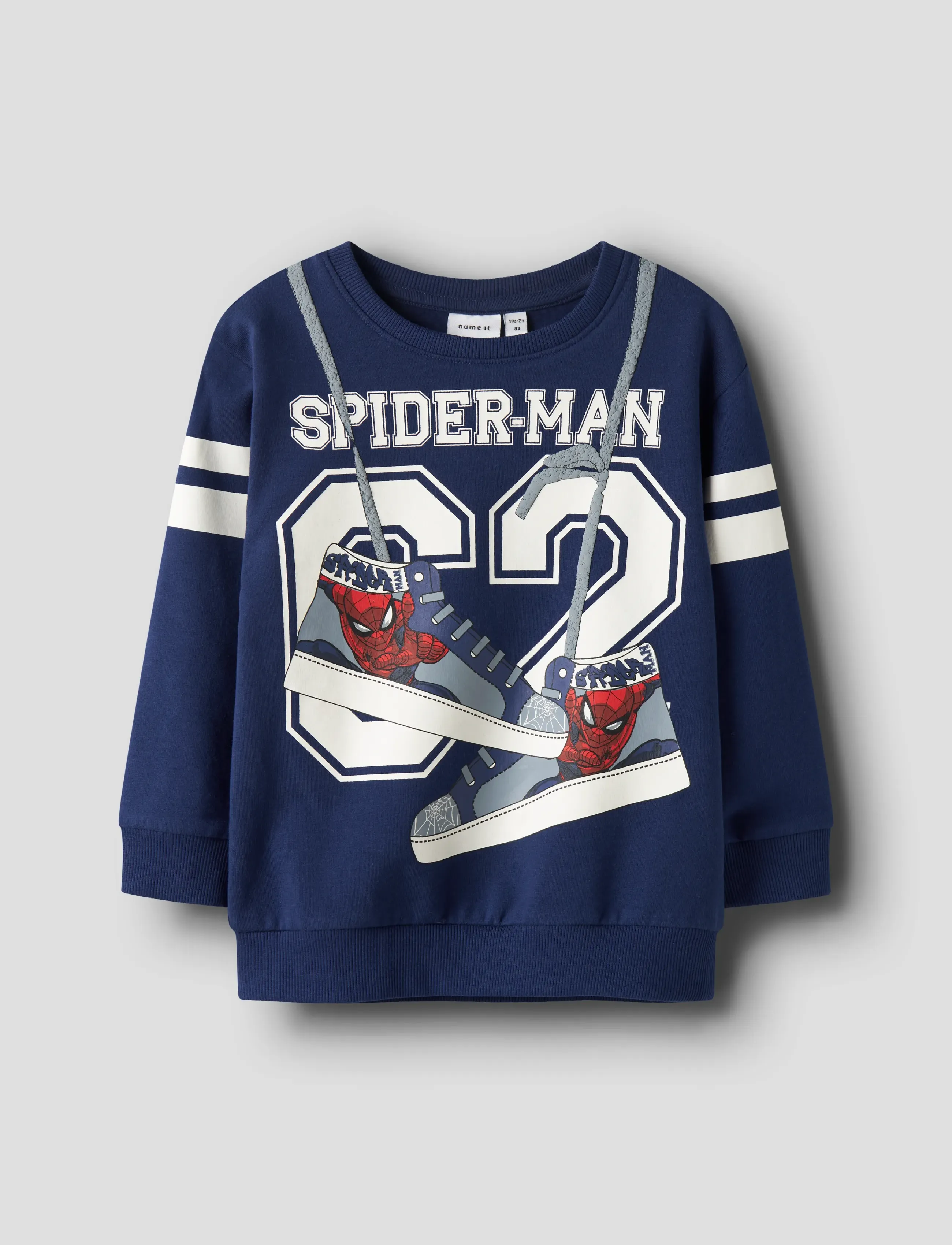name it NMMADAM SPIDER NREG SWEAT BRU MAR - Alussärgid - BLUEPRINT / navy